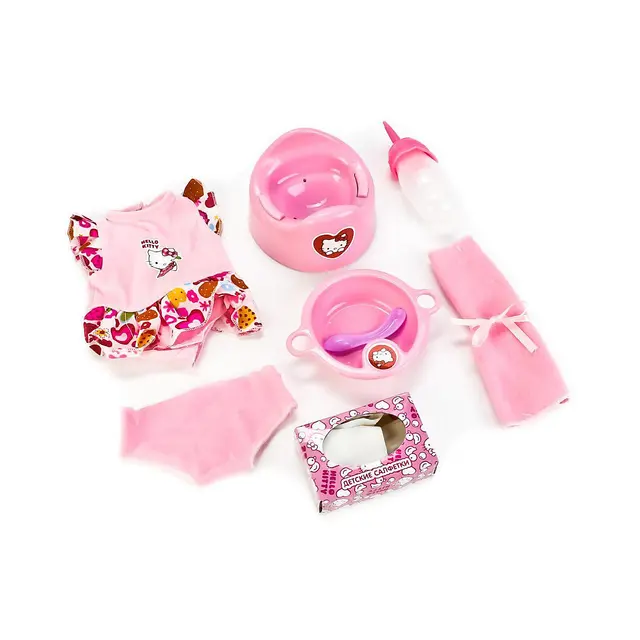 Интерактивная кукла-пупс Карапуз Hello  Kitty с музыкальным горшком, 40 см