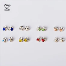 

10 Pcs/bag 3D Manicure Gold Alloy Heap Drill Jewelry Nail Art Decor Diamond Stickers Crystal Glue In The Nail New Fashion Tools