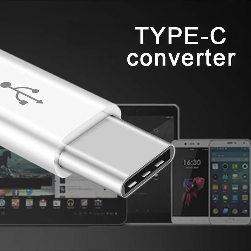 Mini type C к Micro USB конвертер type-c адаптер Android смартфон разъем сплиттер совместимый зарядки передачи данных для телефона