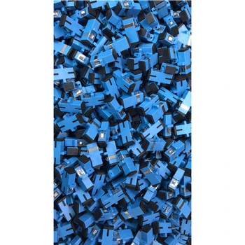 

400pcs Fiber Optic Connector Adapter SC / APC / UPC SM SX fiber adaptor