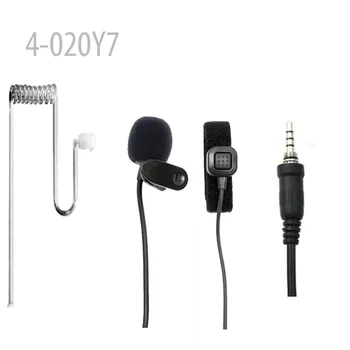 

4-020Y7 3 wire earpiece with finger (Y7 plug) For VX170 VX177 VX-120 VX-127 HX471 VX7R/E VX6R/E FT-270 FT277