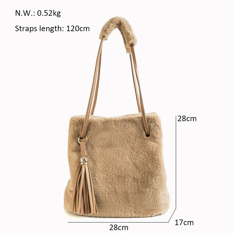 JANESPRI 2018 Fashion Women Tassels Handbag Velour Messenger Bag Autumn Women Shoulder Bags Ladies Party Handbags Female Bolsa (15)
