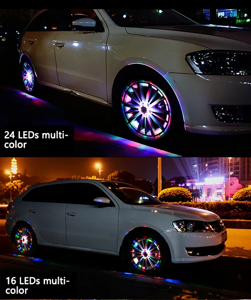 Solar power LED wheel light 10