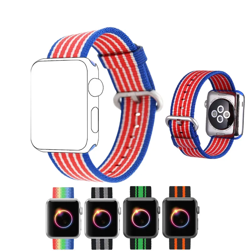 

ASHEI Woven Nylon Strap for Apple Watch Band Series 3 42mm Bands Series 2 Series 1 Watchband Replacement Straps for iWatch 38mm