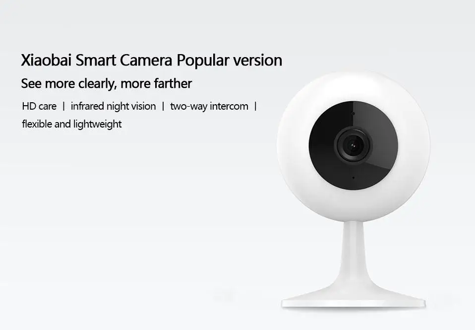 Xiaomi Smart camera популярная версия 720P HD беспроводная Wifi инфракрасная камера ночного видения 100,4 градусов IP домашняя камера Новинка