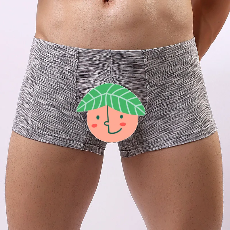 

PADEGAO men's men boxer underwear boxers soft cotton U high elastic convex slim large male boxer thongs Mens Bodysuit Underwear