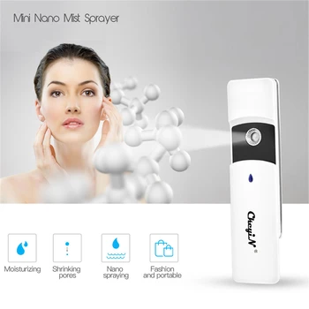 

USB Mini Facial Sprayer Rechargeable Face Mist Handy Sprayer Facial Moisturizing Sprayer Eyelash Extensions Cool Facial Steamer