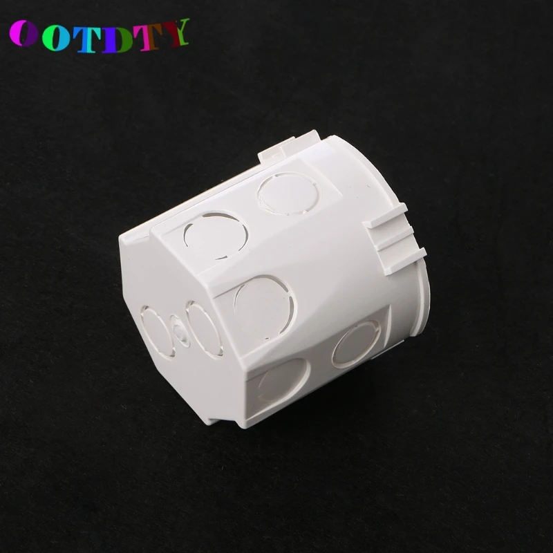 OOTDTY EU Standard Round Wall Junction Box Internal Cassette Wiring