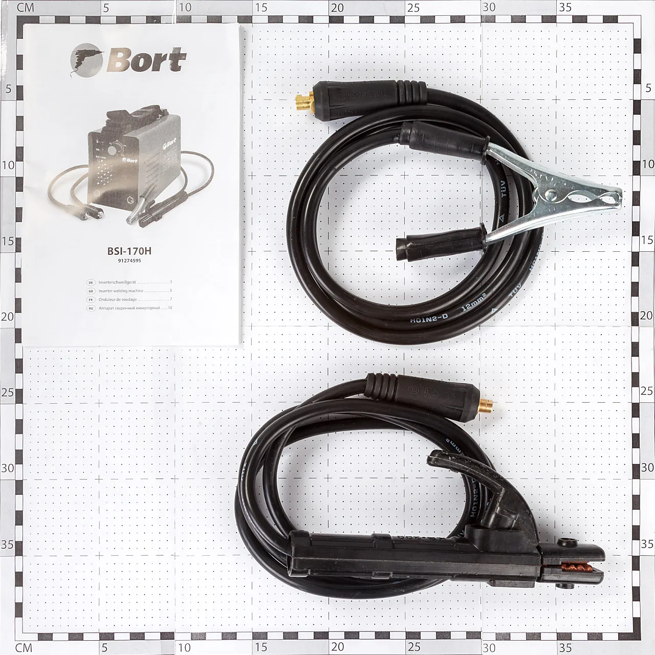 Аппарат сварочный инверторный Bort BSI-170H (Диапазон тока от 10 до 160 А, мощность 4,5 кВт, электроды от 1,6 до 3,2 мм)