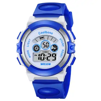 

CoolBoss Luxury Brand Watch Waterproof Children's Watches Boys Girls Gift Digital Displa Electronic Clock Child Kids Wristwatch