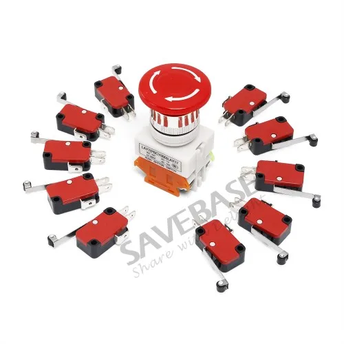 

1 Pc Etop switch + 10Pcs limit switch 1NO 1NC For CNC Router Lathe 3D Printer