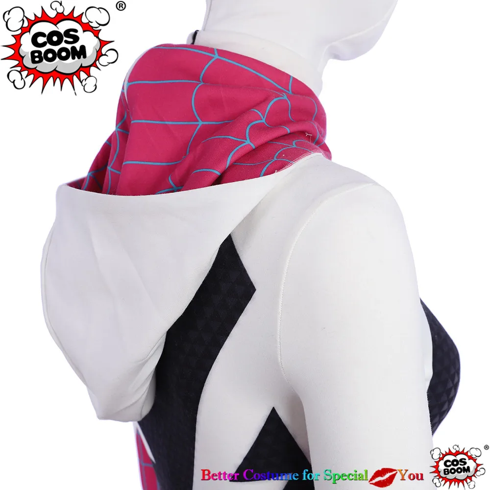 spider-man into the spider-verse spider-woman gwen stacy jumpsuit cosplay costume20