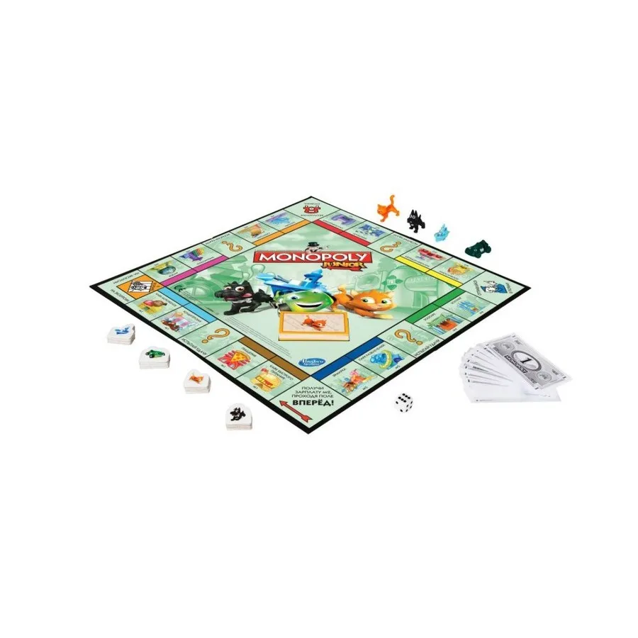 Игра Монополия &quotМоя первая монополия&quot 8+ Hasbro A6984E76 | Спорт и развлечения