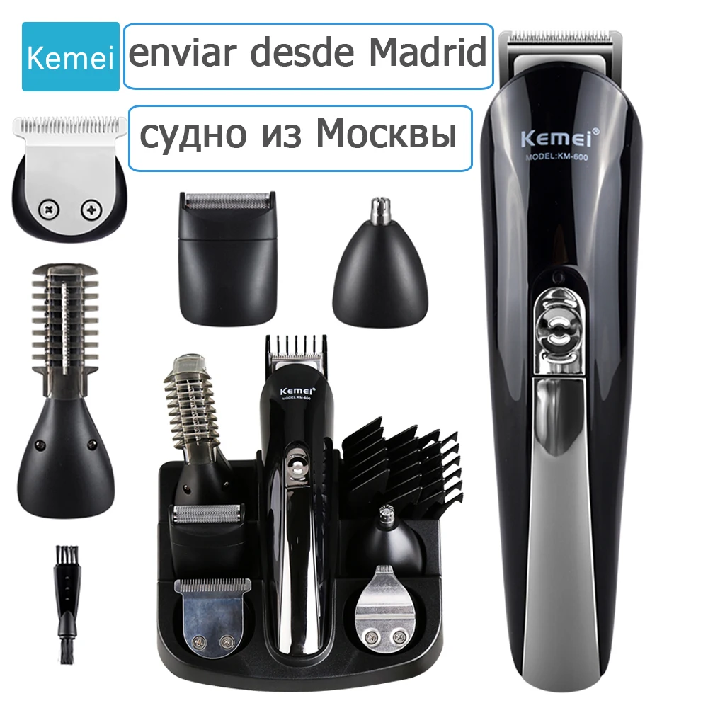 

Hair clipper electric shaver beard trimmer men styling tools shaving machine cut hair razor kemei 600 man trimer cliper 4