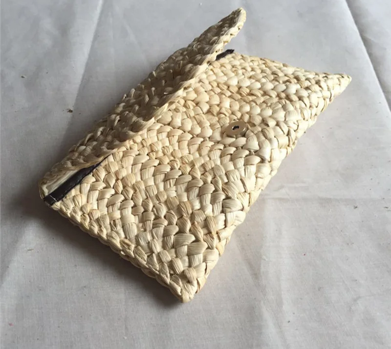 Women Straw Bags Knitted Corn Female Clutch Messenger Bag Summer Ladies Beach Bag Travel Handmade Braided Tote SS3004 (4)