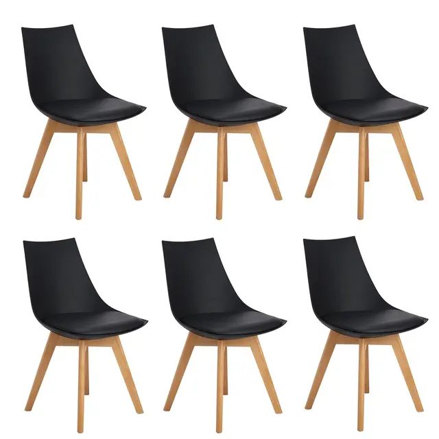 Cheap EGGREE 6 pieces Kitchen Chairs, Dining Chair, Mirror Frame With Feet, Office Room Of Solid Wood Beech And Metal Frame Cheap EGGREE 6 pieces Kitchen Chairs, Dining Chair, Mirror Frame With Feet, Office Room Of Solid Wood Beech And Metal Frame