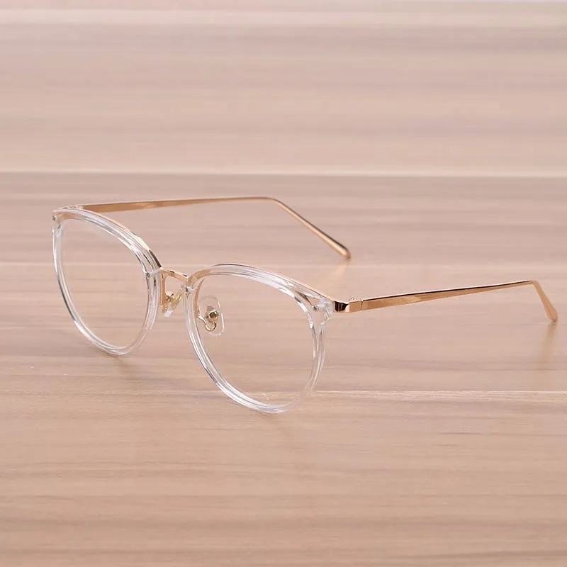 NOSSA Модные прозрачные очки для женщин и мужчин, оптические очки, оправа для мужчин и женщин, очки для близорукости по рецепту, прозрачные линзы - Цвет оправы: Transparent