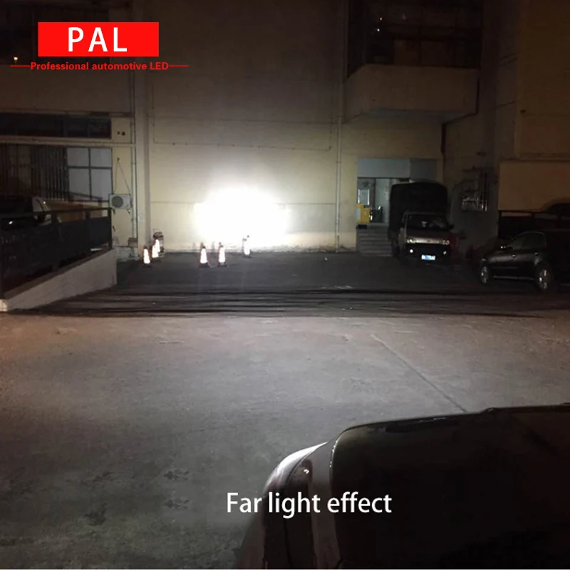 Автомобильные светодиодсветодиодный фары PAL 2 шт./компл. H1 H4 H8 H9 H11 HB3 9005 HB4 9006 HIR2 9012