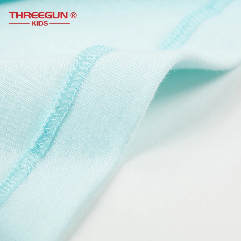 Хлопковый жилет для девочек THREEGUN Детская кофта подростков детские топы летнее