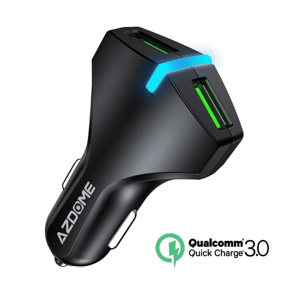 

AZDOME Car Charger Dual USB For Mobile Phone Tablet 4.8A Fast Charger Car-Charger Adapter for iPhone X/8/8 Plus