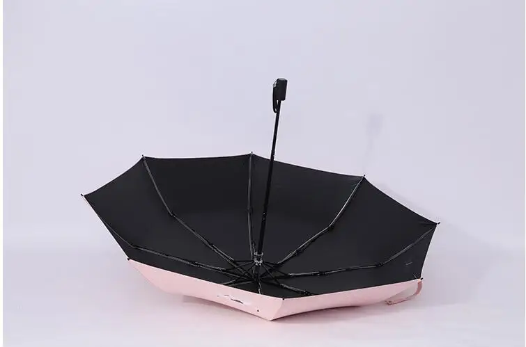 TECHOME зонтик с изображением кота, цветка, дождя, женские складные зонты, Женский Дождливый Солнечный зонтик с милым животным узором