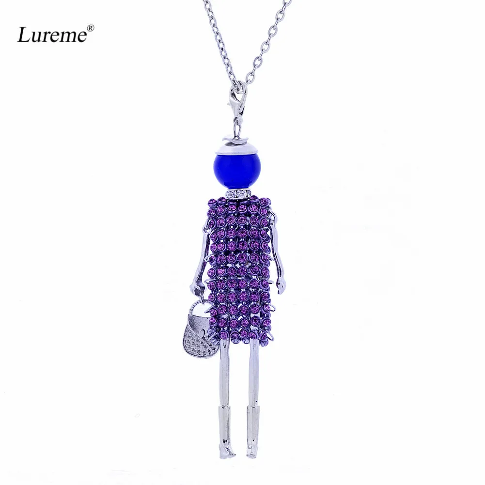 Женское Ожерелье Lureme с кулоном-цветочком ручной работы | Украшения и аксессуары