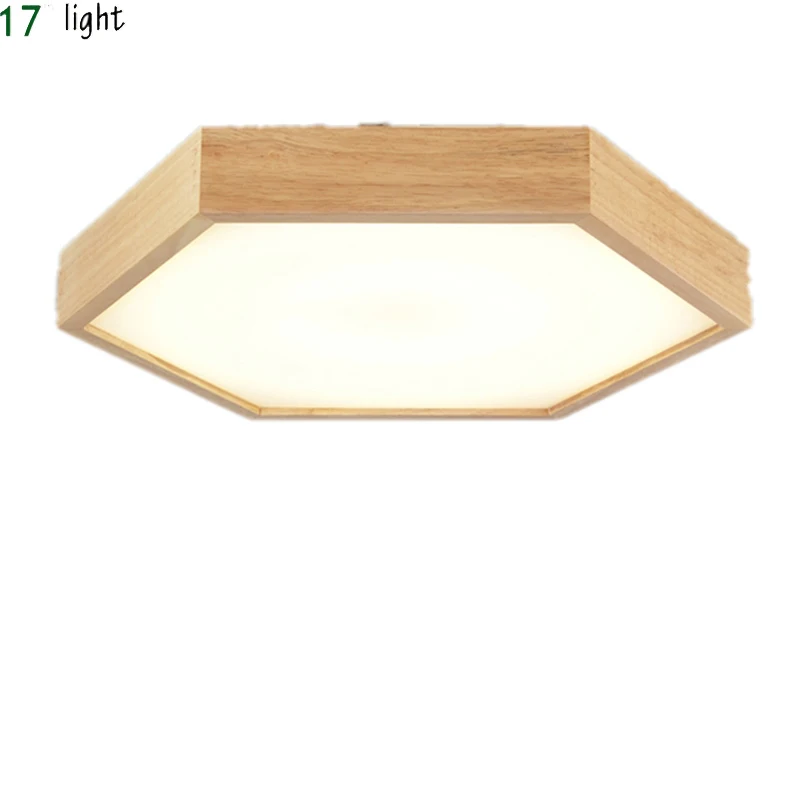 

Nordic Wood LED Ceiling Lamp Light for Home Lighting Living Room Light Plafon LED Ceiling Fixture Luminaire Lampara
