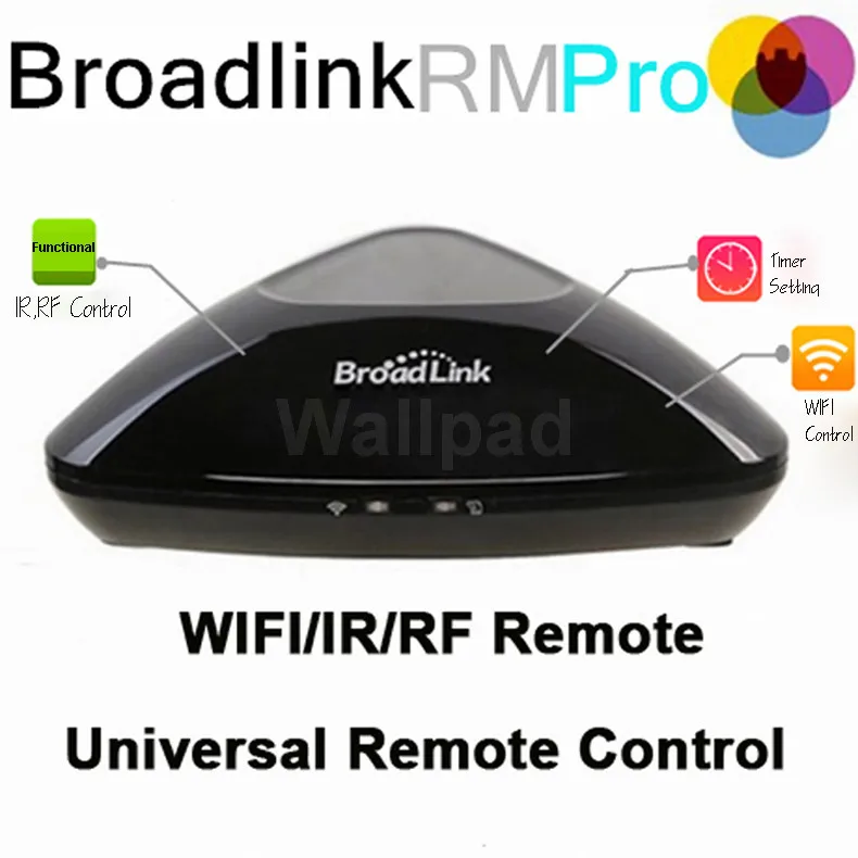 

Broadlink RM3 RM 2 Pro Smart Home Automation Switch Intelligent interruptor WiFi + IR + RF Remote Center for iPhone IOS Android