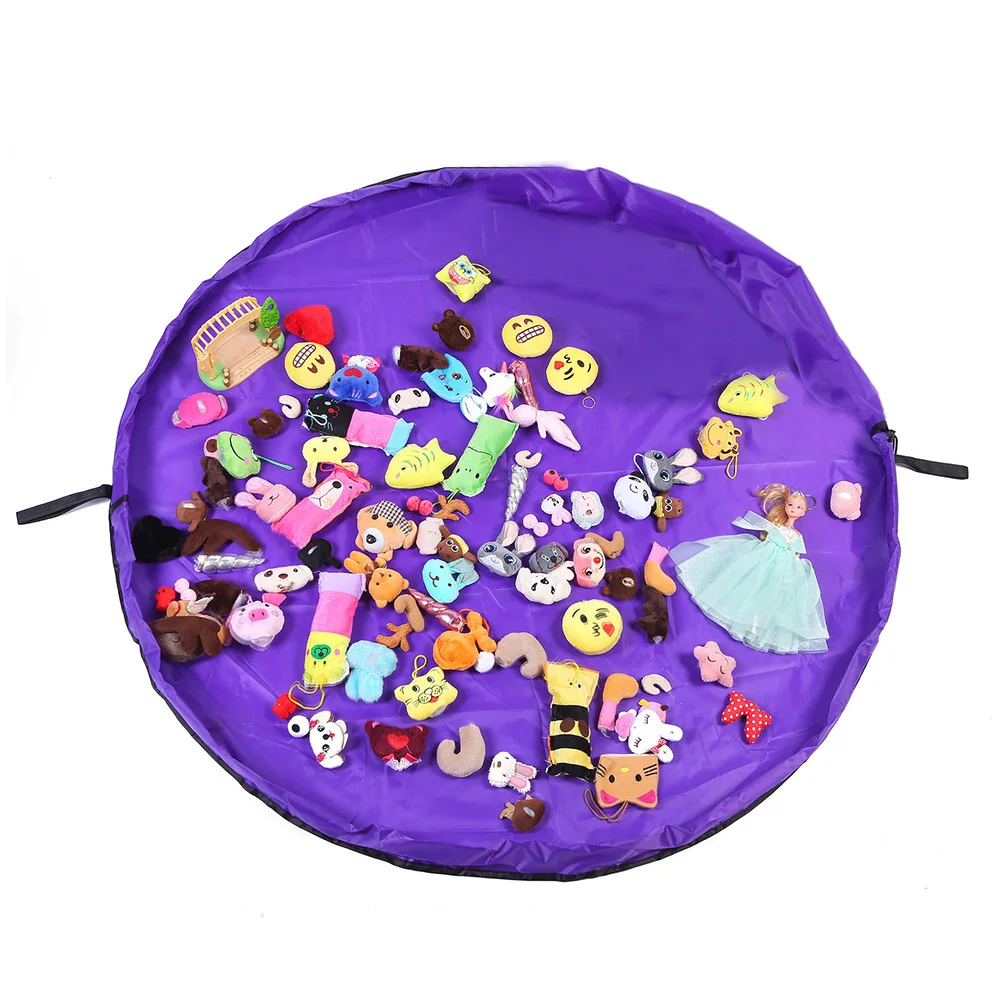 150 سنتيمتر لعبة تخزين حقيبة مرتب المنظم البساط ل لغس] المحمولة الاطفال تلعب حصيرة نزهة حصيرة اللعب المنزل الأطفال حديقة كتل بطانية