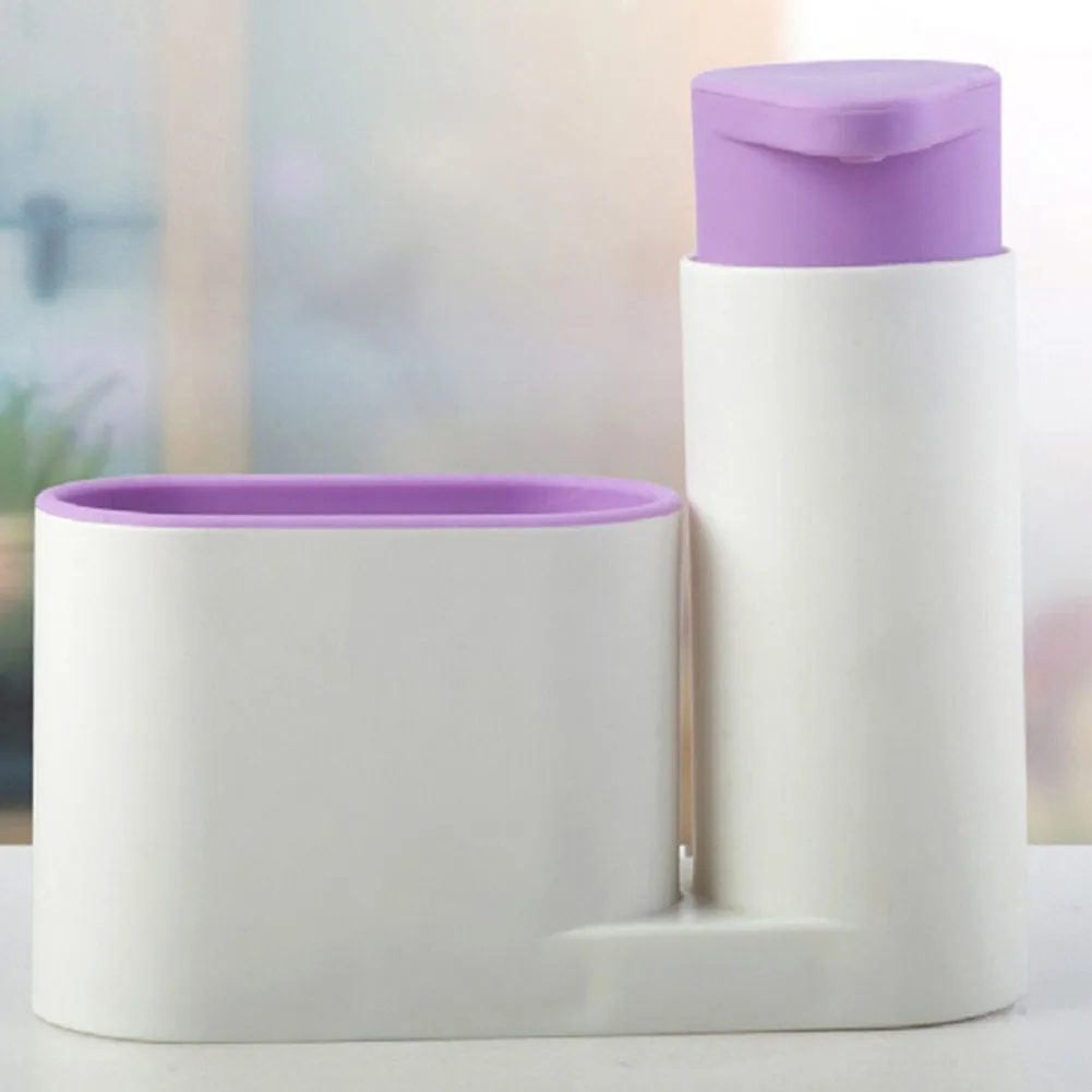 

Washing Sponge Kitchen Storage Shelf Multifunctional Sink Detergent Soap Dispenser Hand Sanitizer Bottle Storage Rack