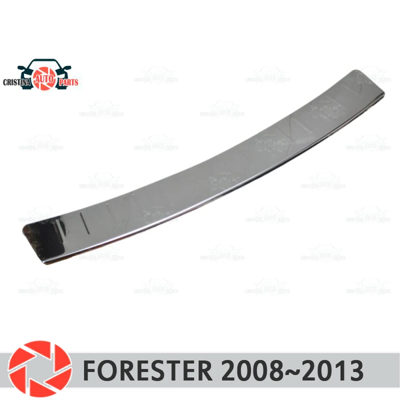 Накладка заднего бампера для Subaru Forester 2008-2013 защитная накладка декоративные литые