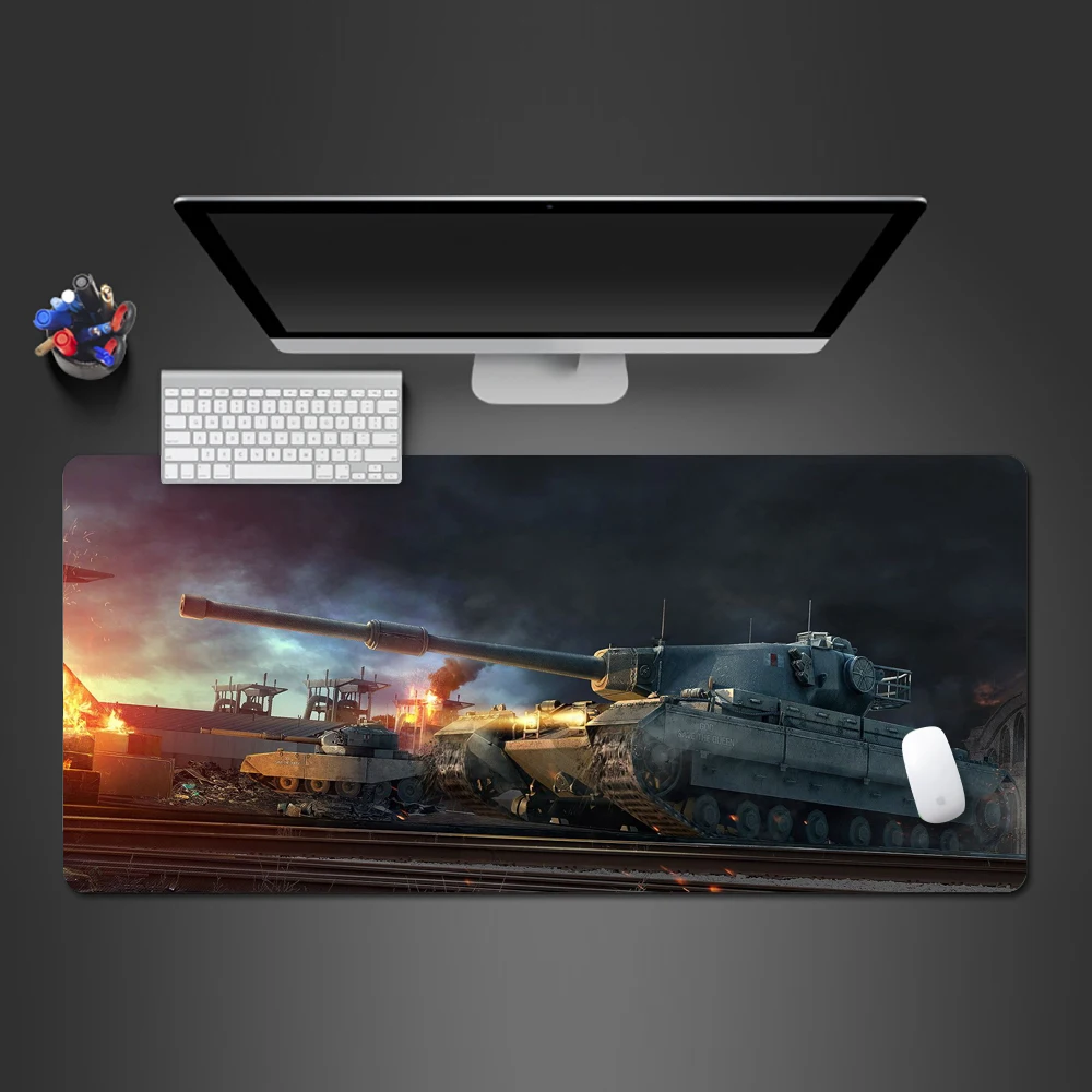 

Best Cool World Of Tanks Mouse Pad Hot Sales Large Pad To Mouse Computer Mousepad Wot Night Gaming Mouse Mats To Boyfriend Gifts