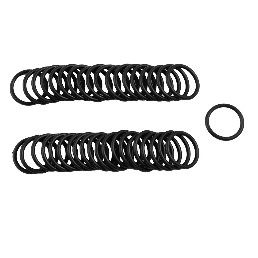 

Uxcell 50pcs Nbr 2mm O Rings Hole Sealing Gaskets Washers Black For Automobile Id 15mm 16mm 17mm 19mm 20mm 21mm 22mm 23mm 25mm
