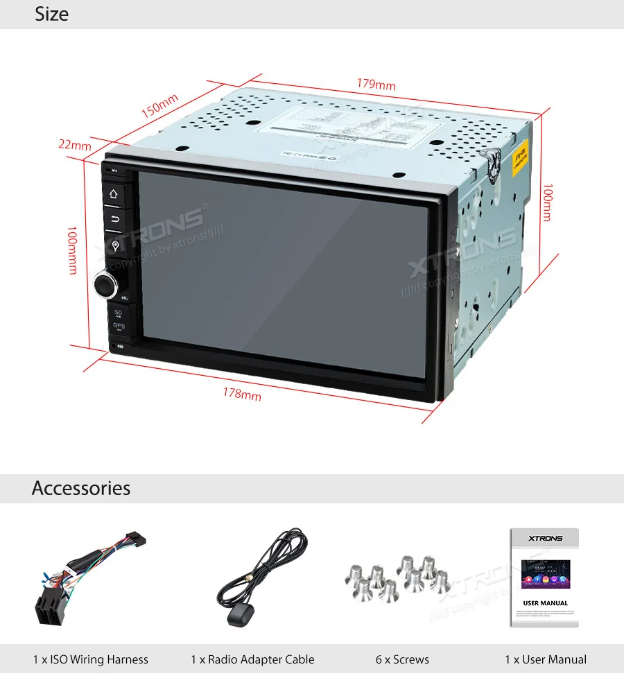 Top XTRONS 2 Din Android 8.1 Universal Car Radio Stereo Player GPS For Nissan Volkswagen TOYOTA Honda KIA Hyundai Mazda BME NO DVD 19
