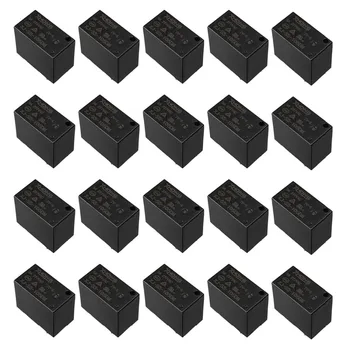 

UXCELL 20Pcs/lot Mini Electromagnetic Relays DC 5/12V Coil 4Pin Mini PCB Electromagnetic Power Relay 5/10A 277V AC /10A 30V DC