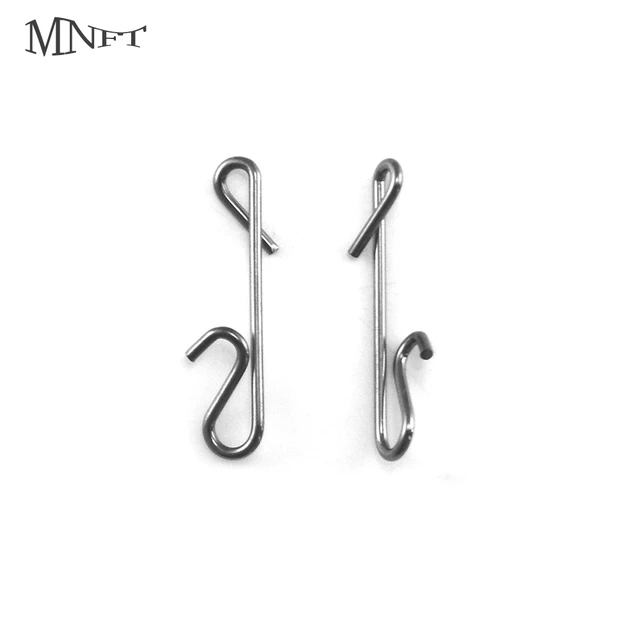 Fishing Snap 50~200Pcs Fishing Line Connector Knotless Snaps Crankbait  Clips Connectors Saltwater Fishing Lure Clips Stainless - AliExpress