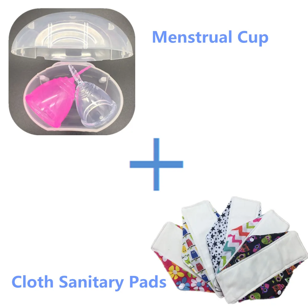 Reusable Menstrual cup medical grade silicone lady period cup