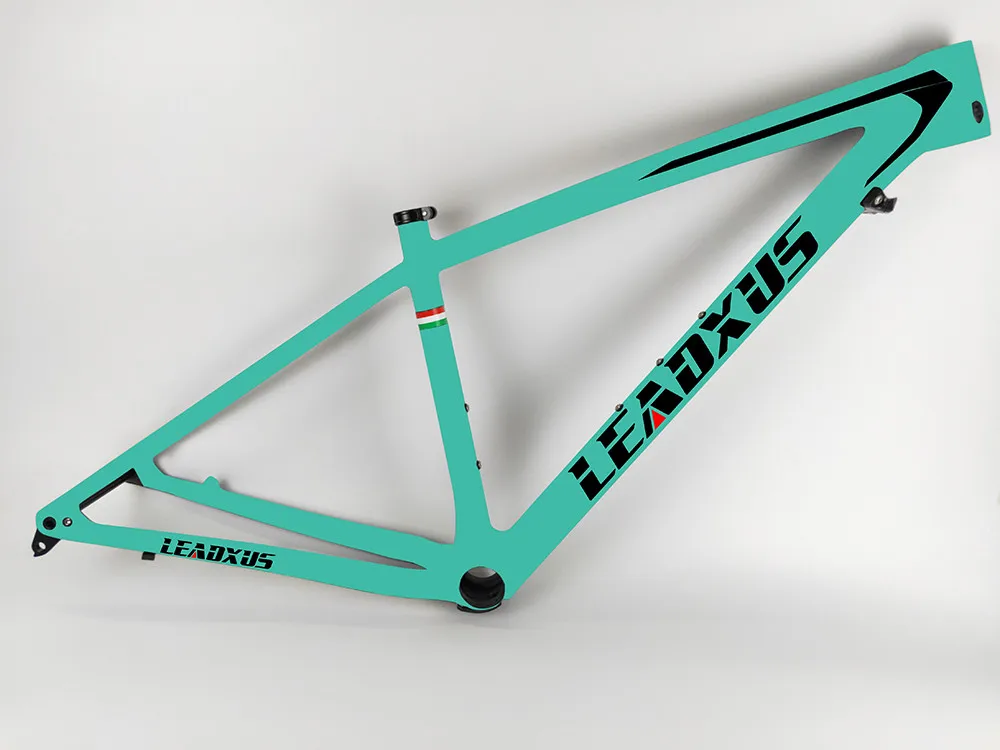 LEADXUS CLA350 только 850g 27.5er/650B 29er через мост MTB карбоновая рама T1000 углерода горного велосипеда зажим+ гарнитура+ через мост