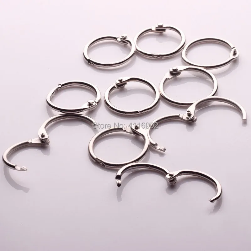 500Pcs/lot 30mm Book Hoop Binding Rings Binder Hoops Loose Leaf Ring