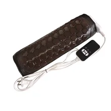 POP расслабляющий шестигранный нефритовый Инфракрасный нагревательный германиевый камень нефрит шейный PR-P002 с подогревом Массажная релаксантная Шейная Подушка с турмалином