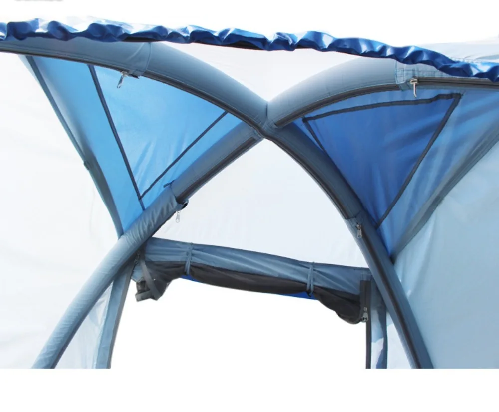 2-3 Person Outdoor beach Inflatable Camping backpacking air dome tent with air TPU tube