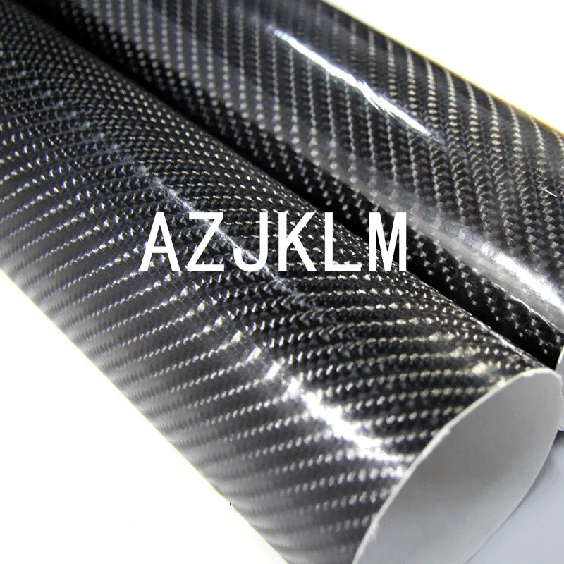 

Gloss Black 5D Carbon Fiber 30cm x 151cm Vinyl Car Body Boat SUV Truck Phone Laptop Wrap Sticker Film Air Bubble Free Release