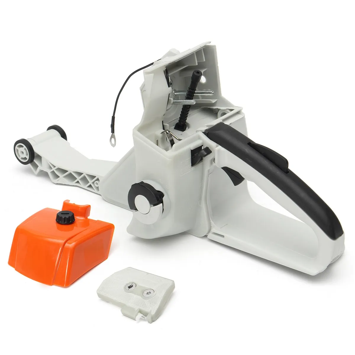 Rear Fuel Gas Tank Air Filter Handle Cover For STIHL 381 380 MAGNUM