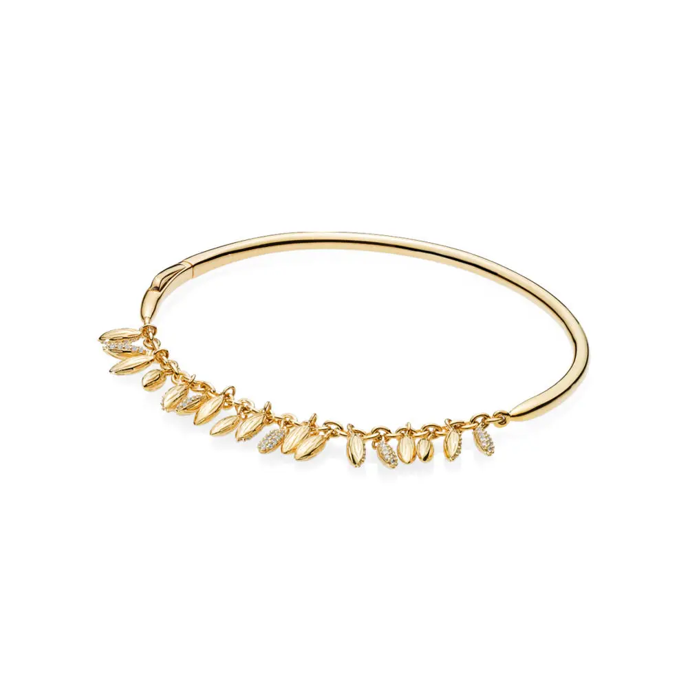 

CHAMSS Shine Floating Grains Bangle PAN Bracelet Autumn Women's Paddy Gold New Hot Sale Bracelet Free Shipping 567715CZ