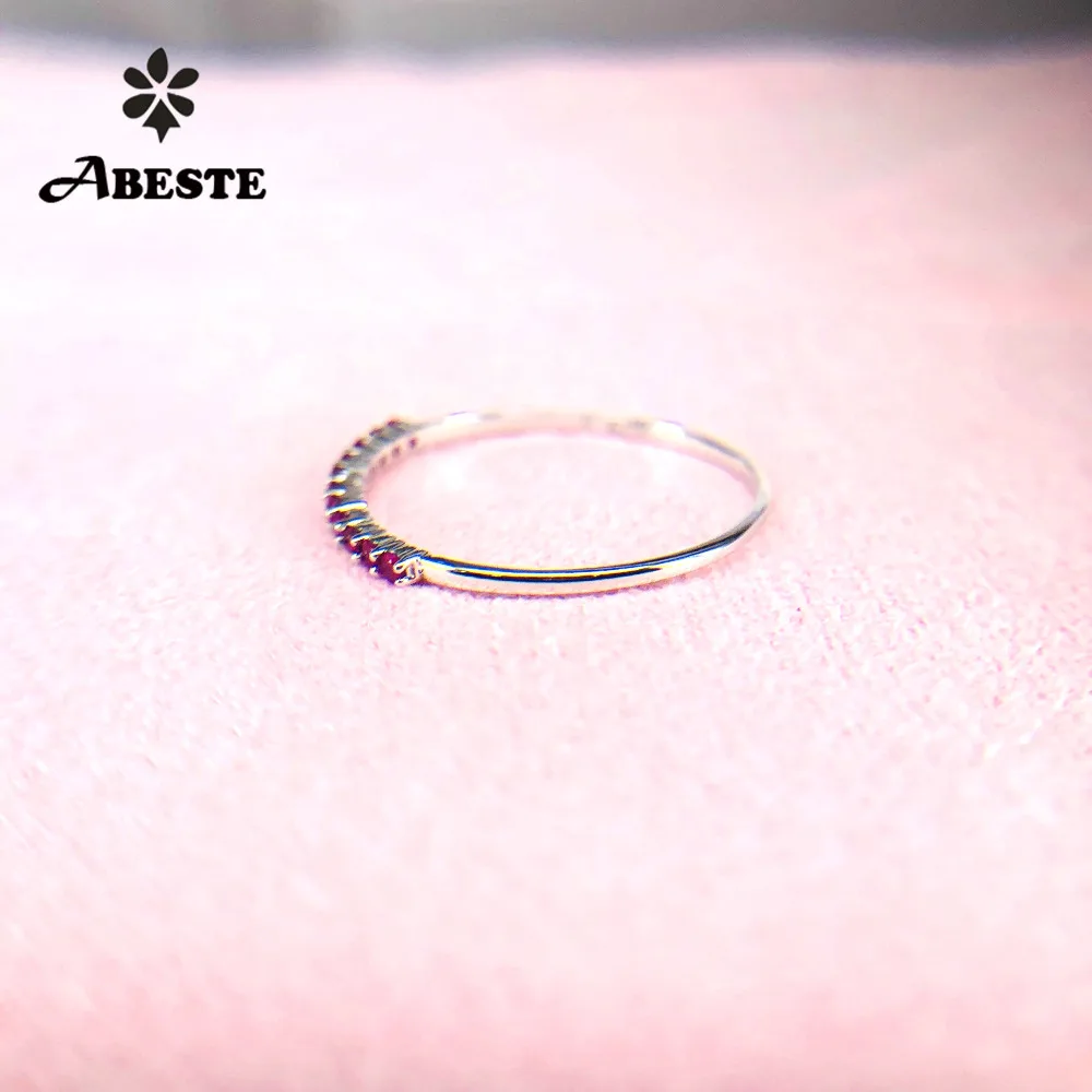 ANI 18 K Белое/желтое/розовое золото(AU750) Женское Обручальное кольцо сертифицированное Настоящее натуральное рубиновое кольцо для помолвки перстень ювелирные изделия на заказ