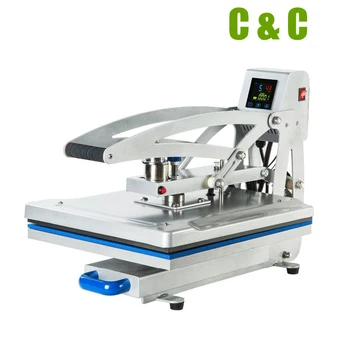 

Semi auto open heat press machine 38*38cm 15 x 15 Inch on sale Auto Open t-shirt printing sublimation heat press machine CH1702