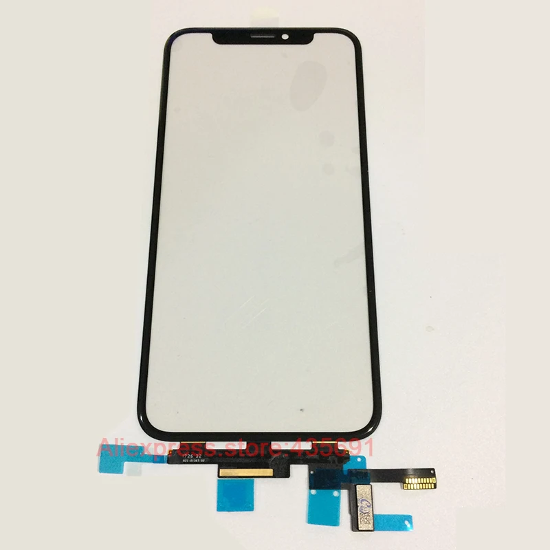 

5PCS Free DHL Touch Screen Panel Digitizer Glass Sensor Flex Cable Replacement For iPhone X 10 Touch screen