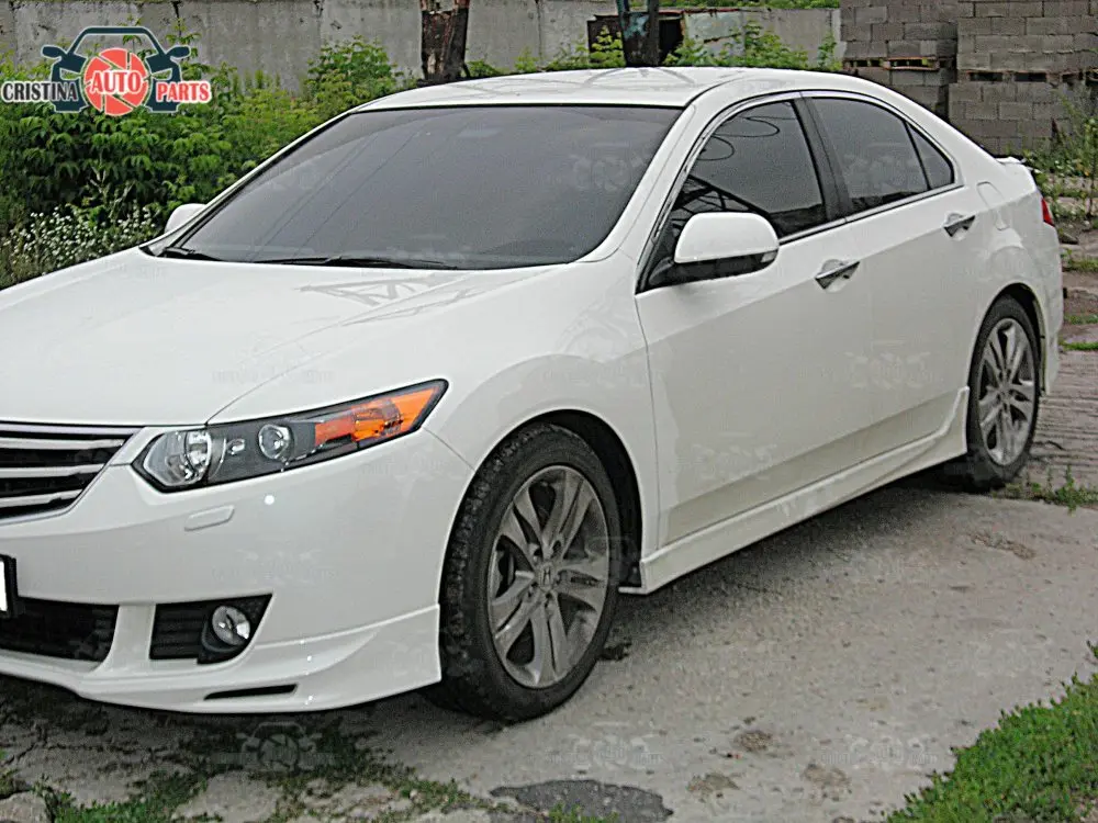 Боковые юбки для Honda Accord 7 2008-2012 внешние пороги дверей, пороги, аэродинамические накладки, обвес, автомобильный Стайлинг