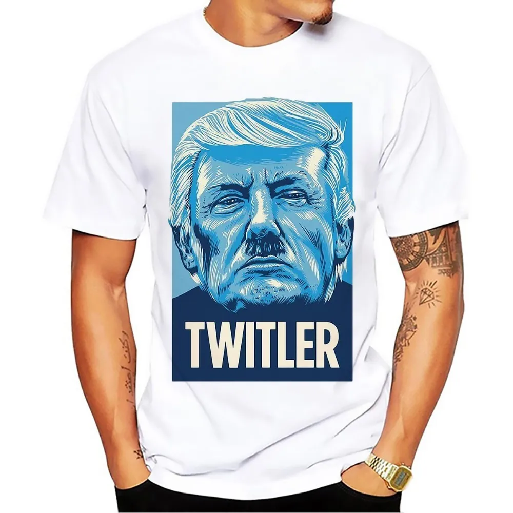 Дональд Трамп twitler nope забавная футболка для мужчин новинка 2018 года летняя Удобная