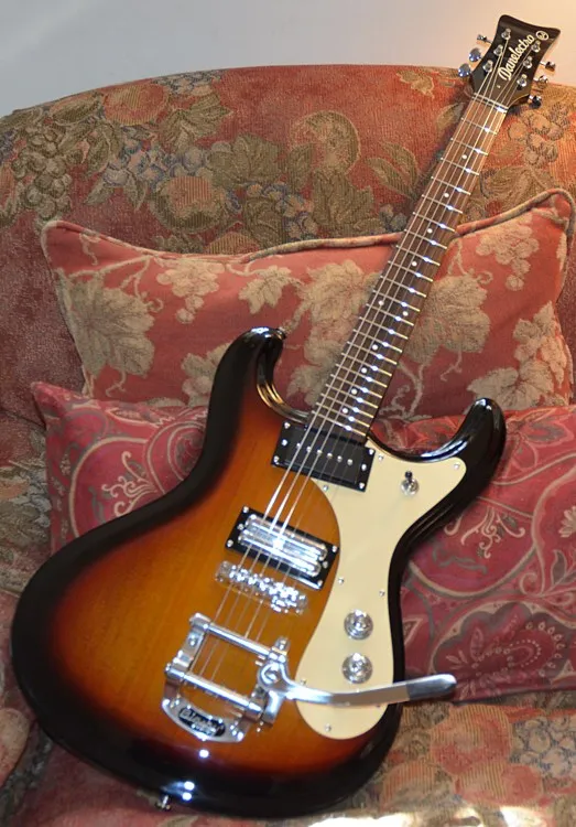 

MOSRITE Style Electric Guitar 3-Tone Sunburst